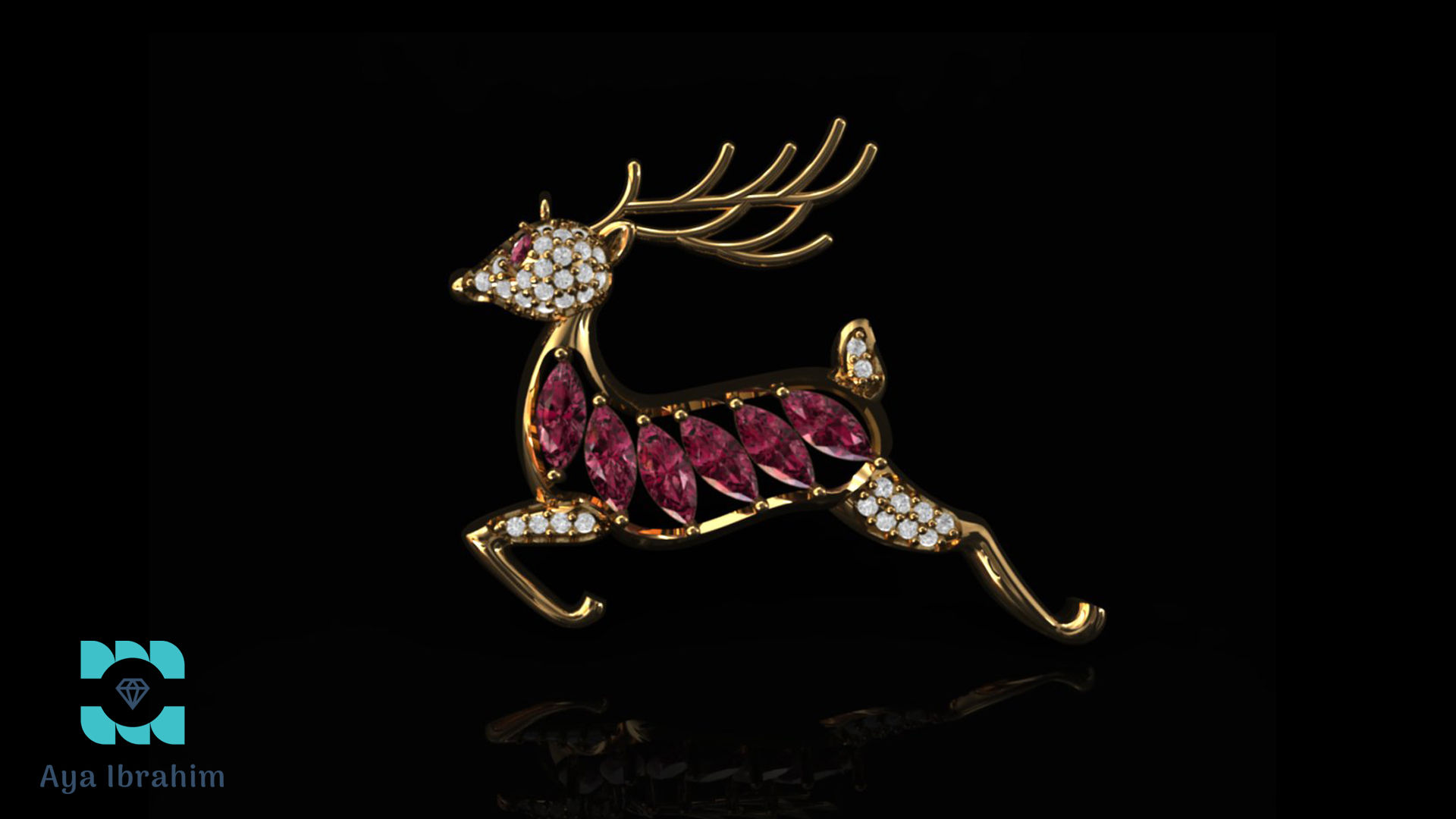 deer pendant